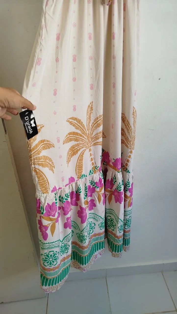 Vestido estampado (novo) - Foto 3