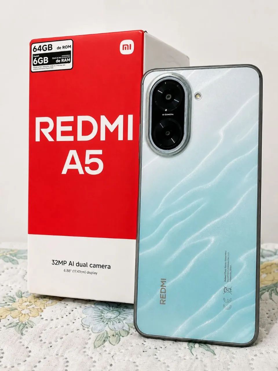 Redimi A5 com caixa, carregador, capinha e película  - Foto 3
