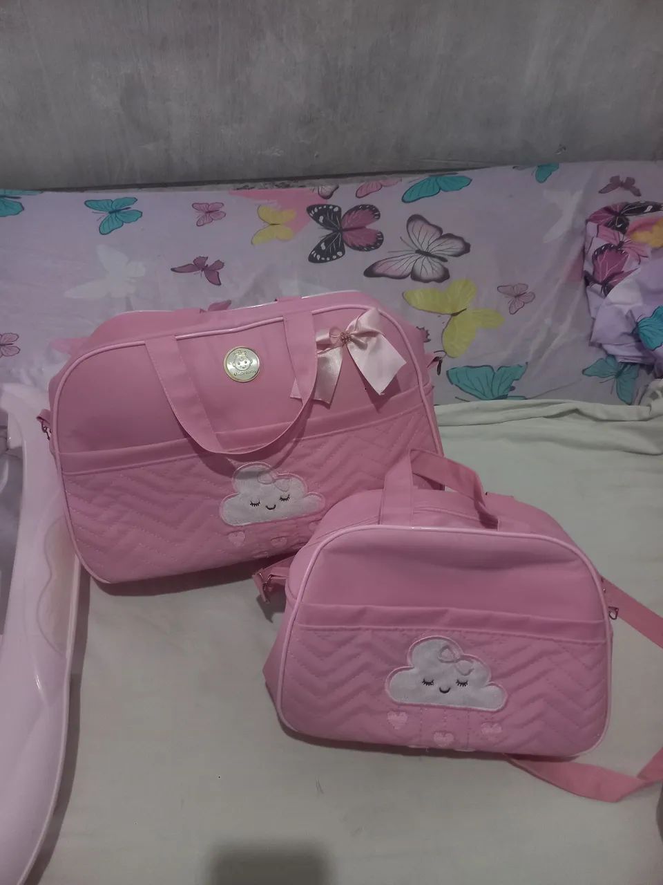 2 bolsas para bebê e 1 andajá - Foto 2