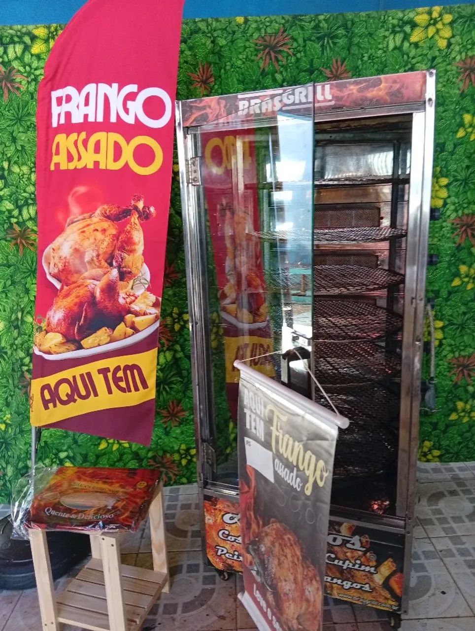 Máquina de assar frango e carnes - Foto 4