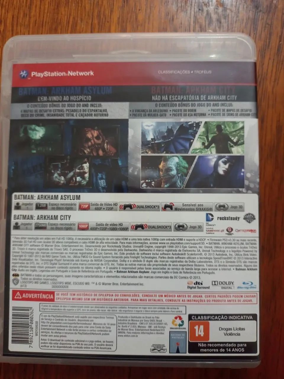 Batman Arkham asylum + Arkham city PS3 - Foto 2