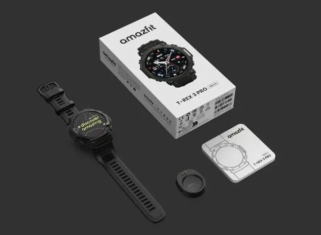 Smartwatch Amazfit T-Rex 3 Pro 48mm - Ultra Resistente, GPS Duplo e AMOLED - Foto 6
