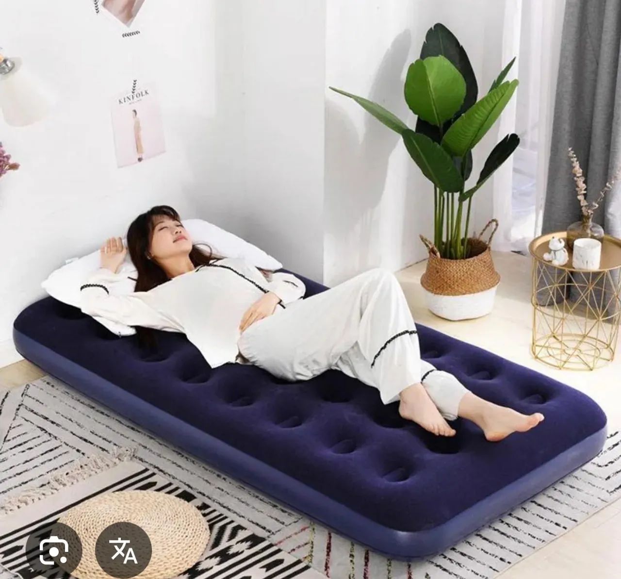 Colchão de ar solteiro 