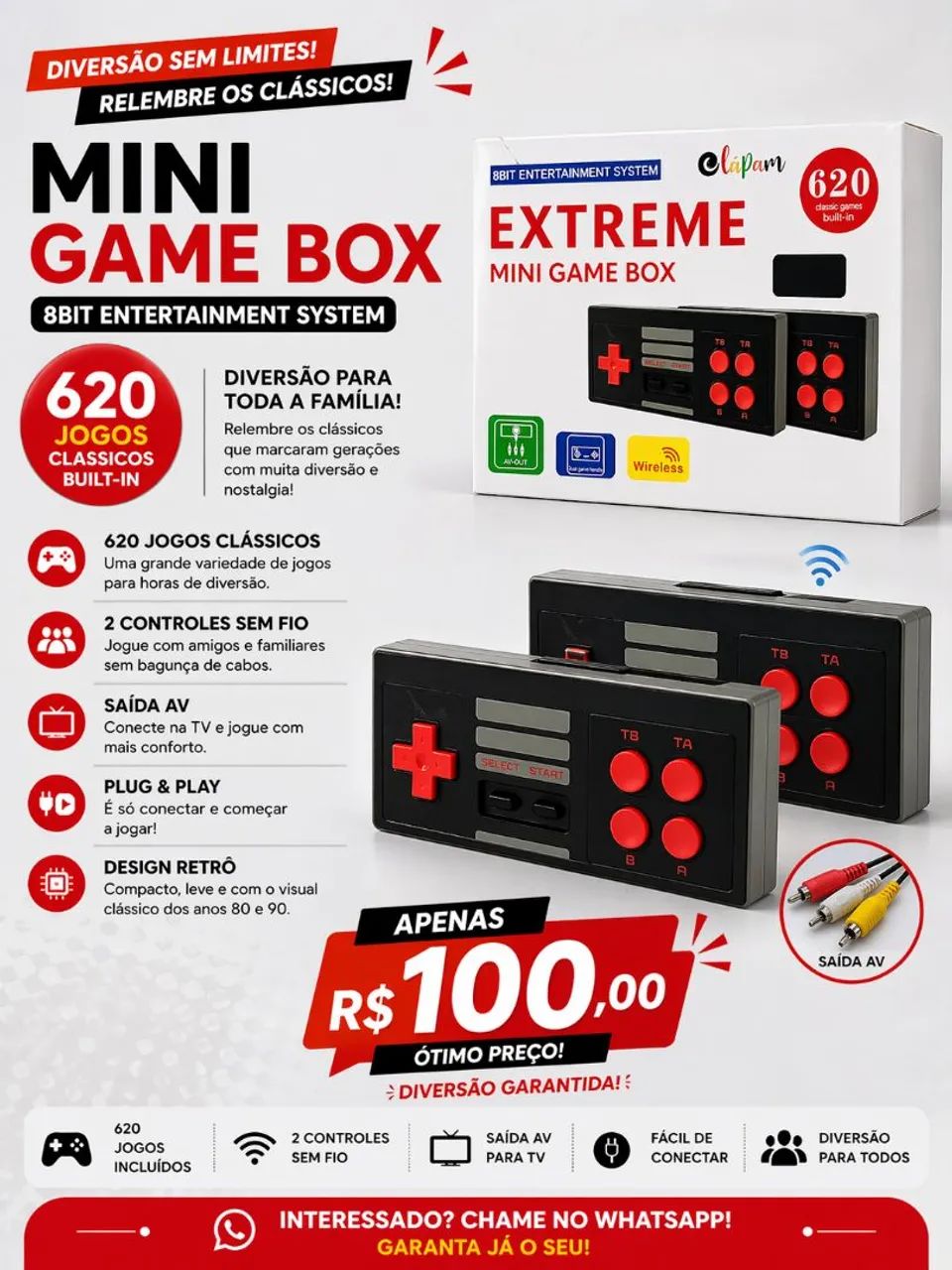 Mini game 620 jogos