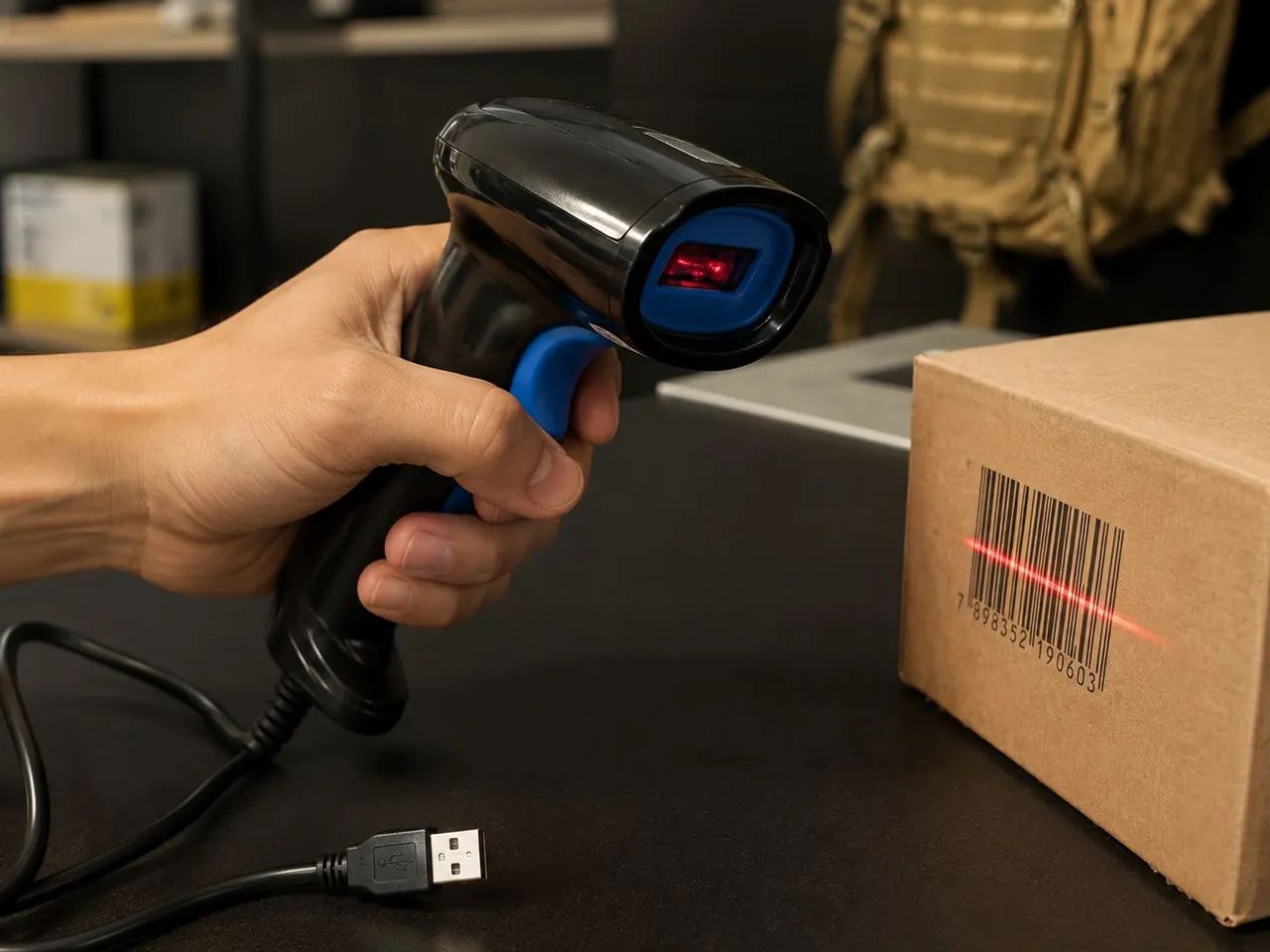Leitor de Código de Barras Laser USB Exbom LCB-150 - Foto 3