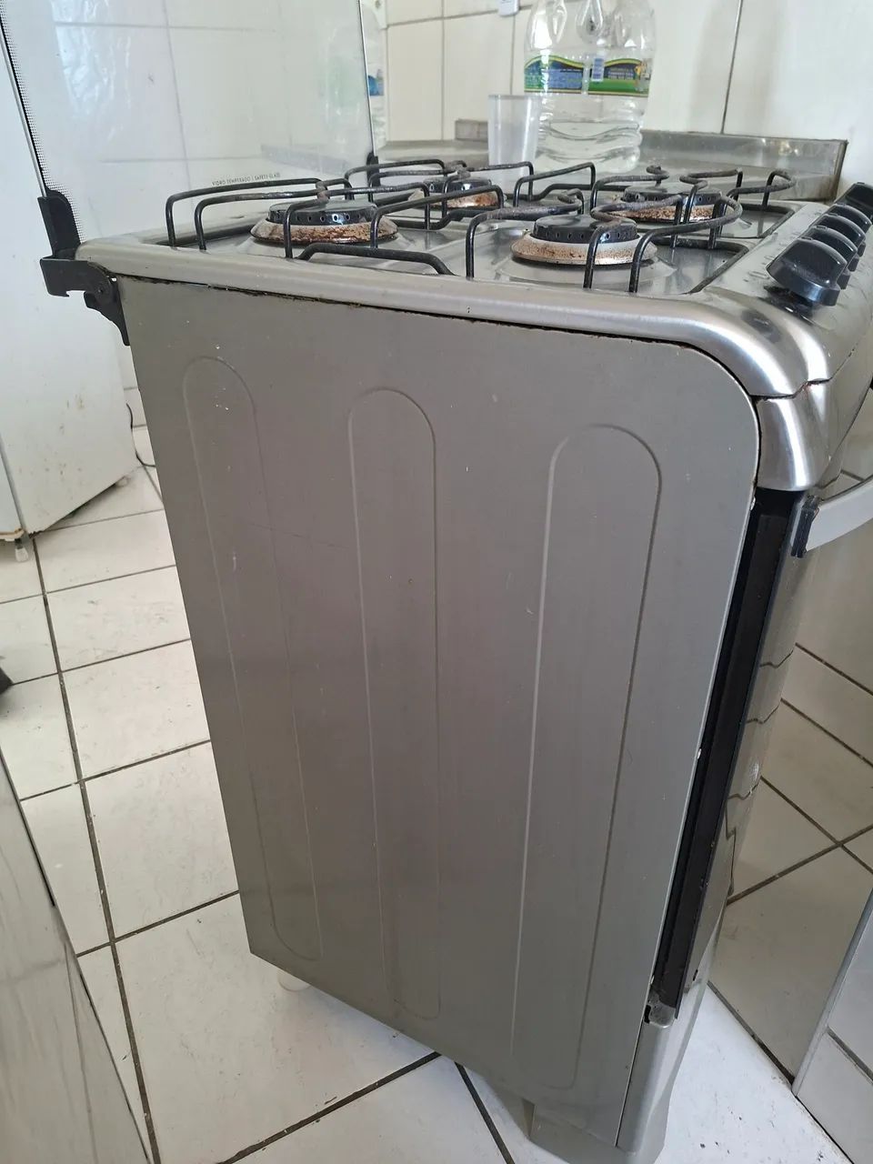 Fogão 4 bocas  Eletrolux Automático Inox - Funcionando perfeitamente  - Foto 4