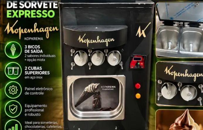 Máquina de sorvete expresso rimaq
