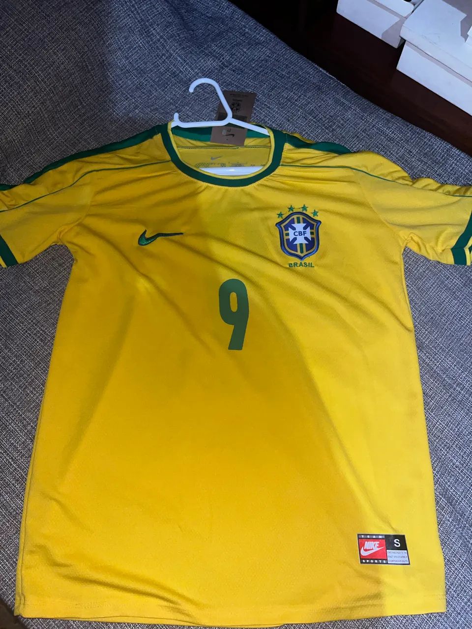 Camisa Brasil I 1998 Retrô Nike