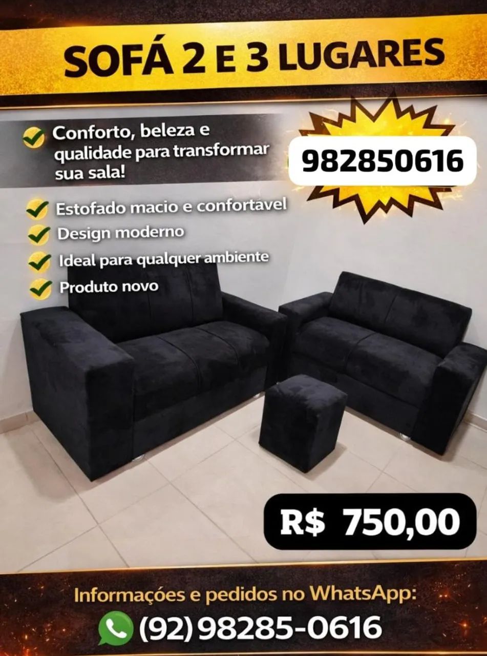 JOGO DE SOFÁ ENTREGA GRÁTIS ?
