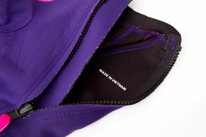 Roupa de neoprene olaian roxa e rosa - Foto 4