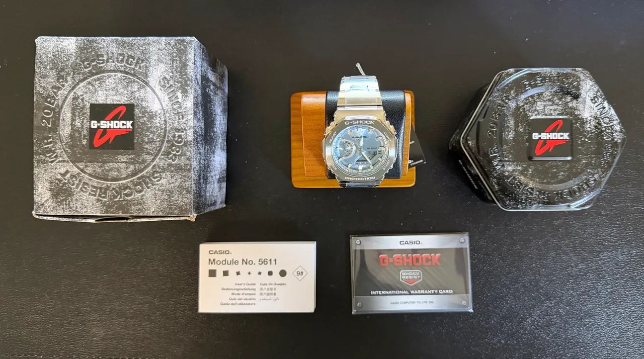 Relógio Casio G Shock Ana Dig Azul Tiffany Novo - Foto 3