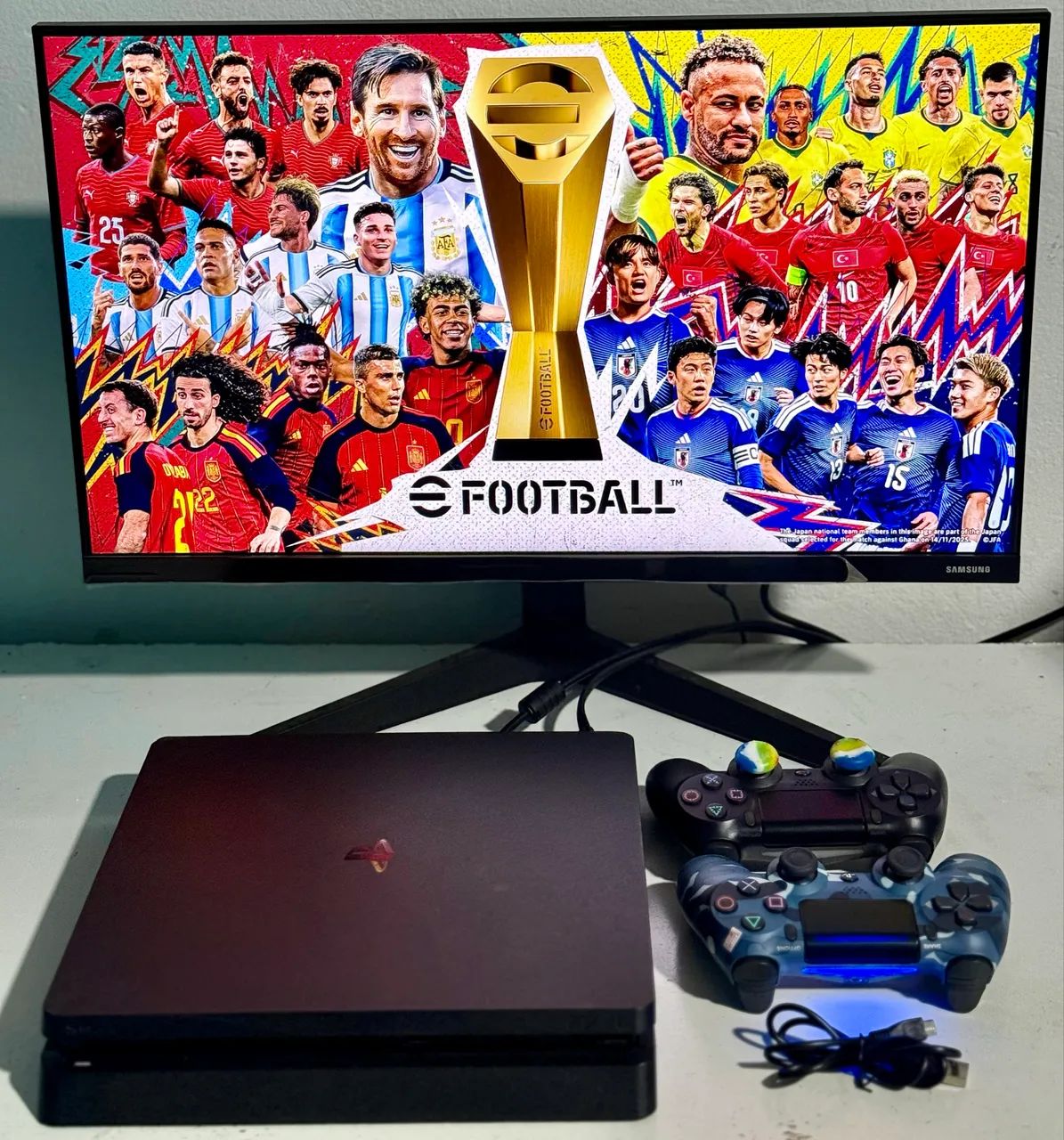 Ps4 slim | 500gb | 9 jogos - Consoles de Vídeo Game - Mocambinho