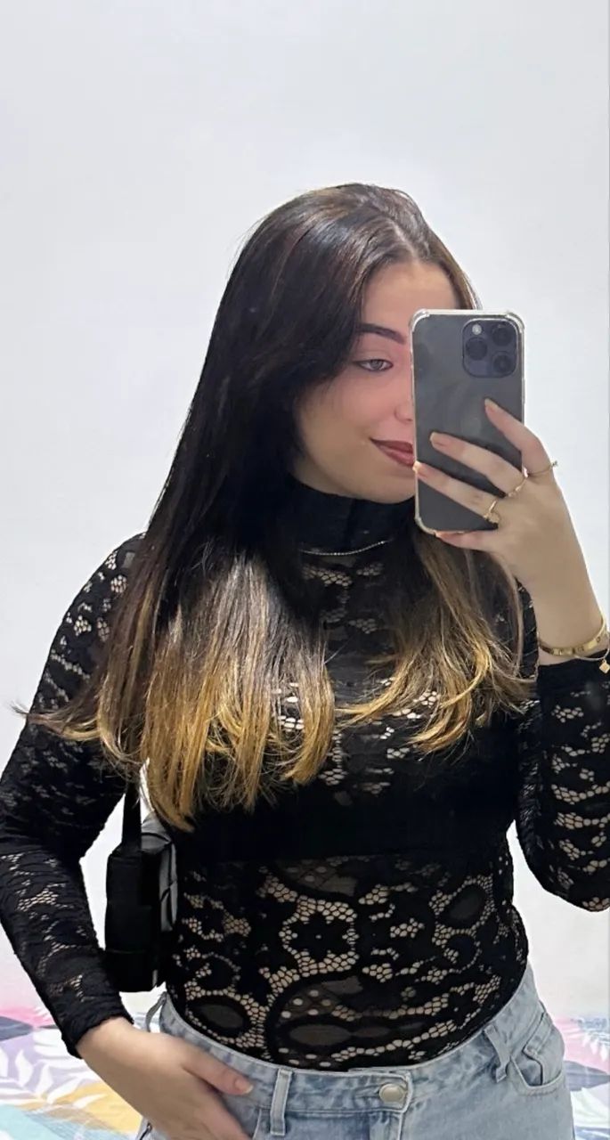 Mega hair moreno iluminado 