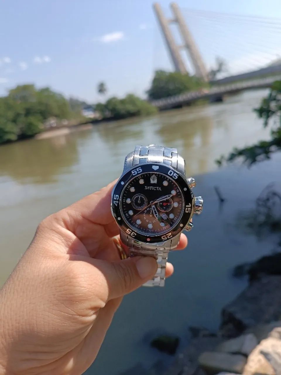 Relógio INVICTA PRO DIVER PRATA 0069 ENTREGAMOS  - Foto 5