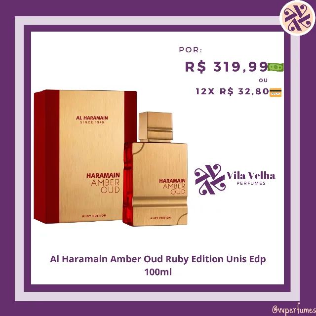 Al Haramain Amber Oud Ruby Edition Unis Edp 100ml
