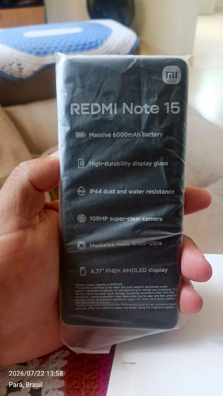 Redmi note 15 com tela amoled - Foto 2