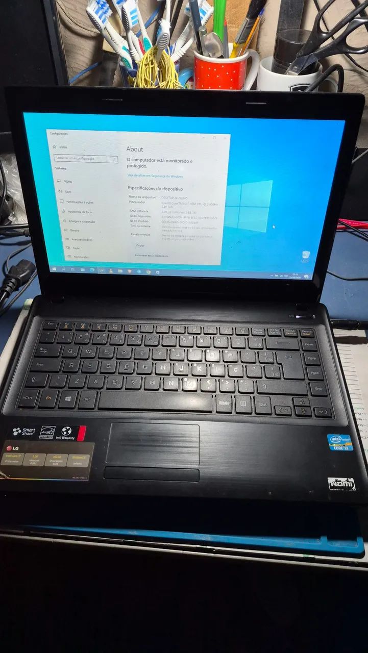 Notebook LG Intel Core i3 4GB 500GB