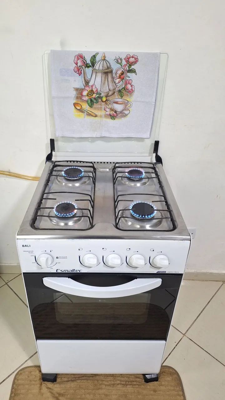 Fogão Esmaltec 4 bocas 