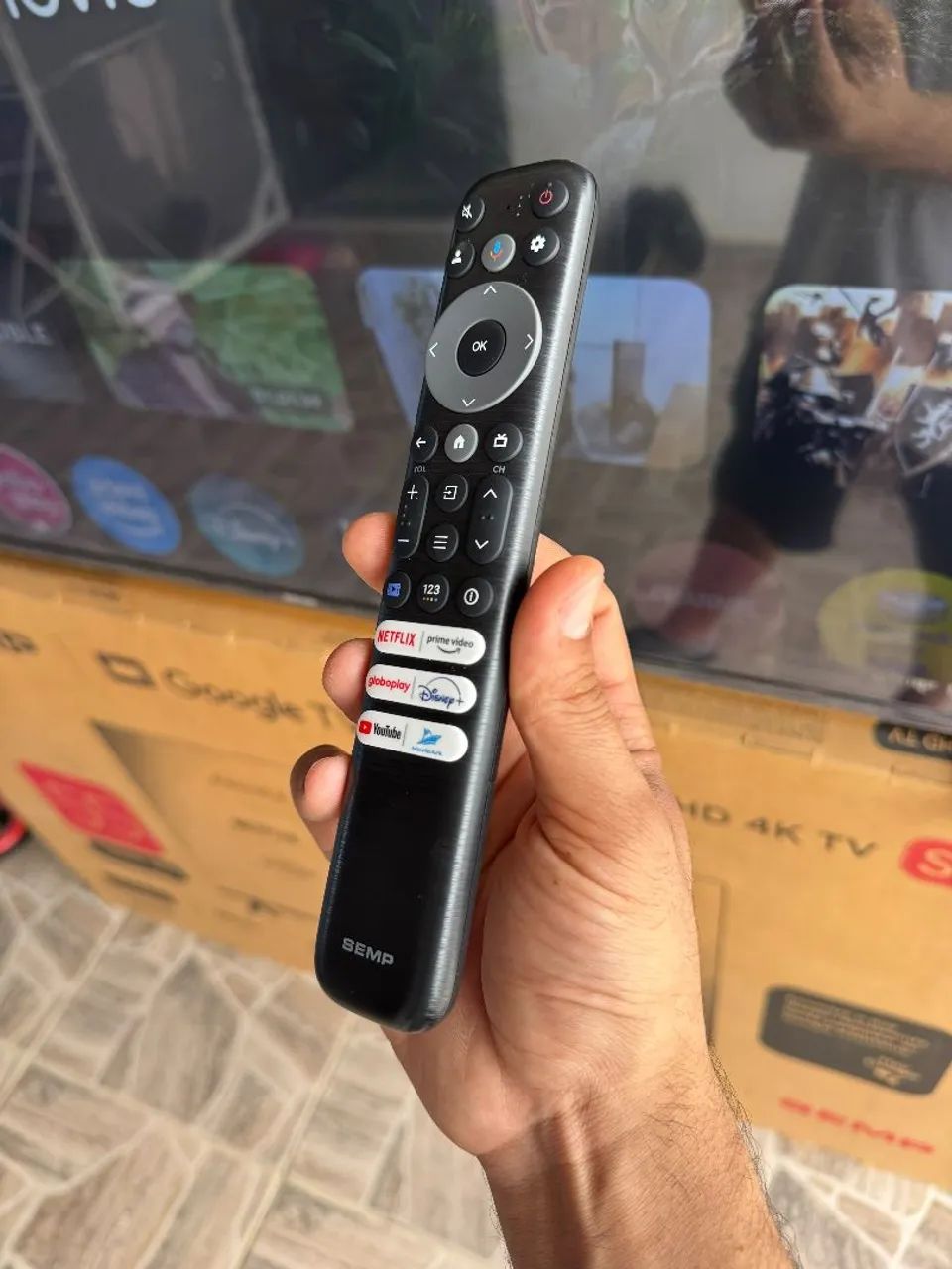 (pegotvmenor) SMART SEMP TCL 55 4K  - Foto 2
