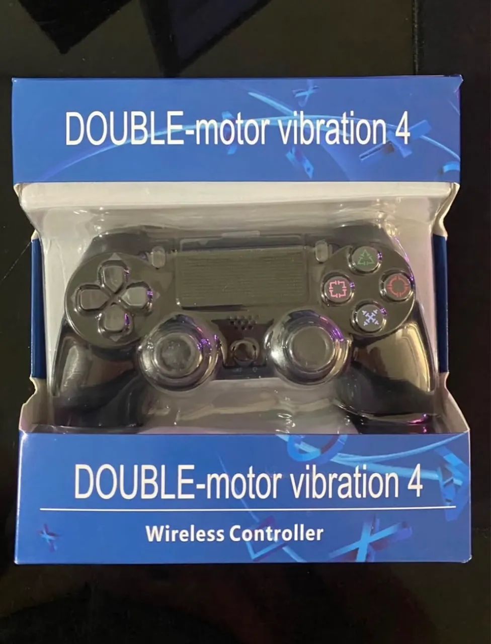 CONTROLE SEM FIO COMPATÍVEL COM PS4 E PC - NOVO! - Foto 2