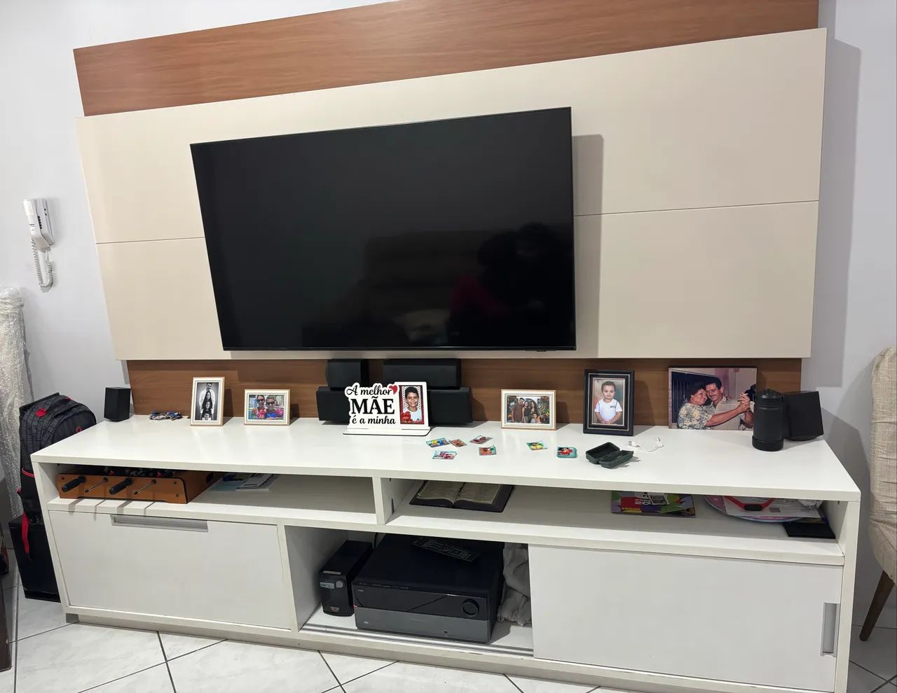 Rack com painel