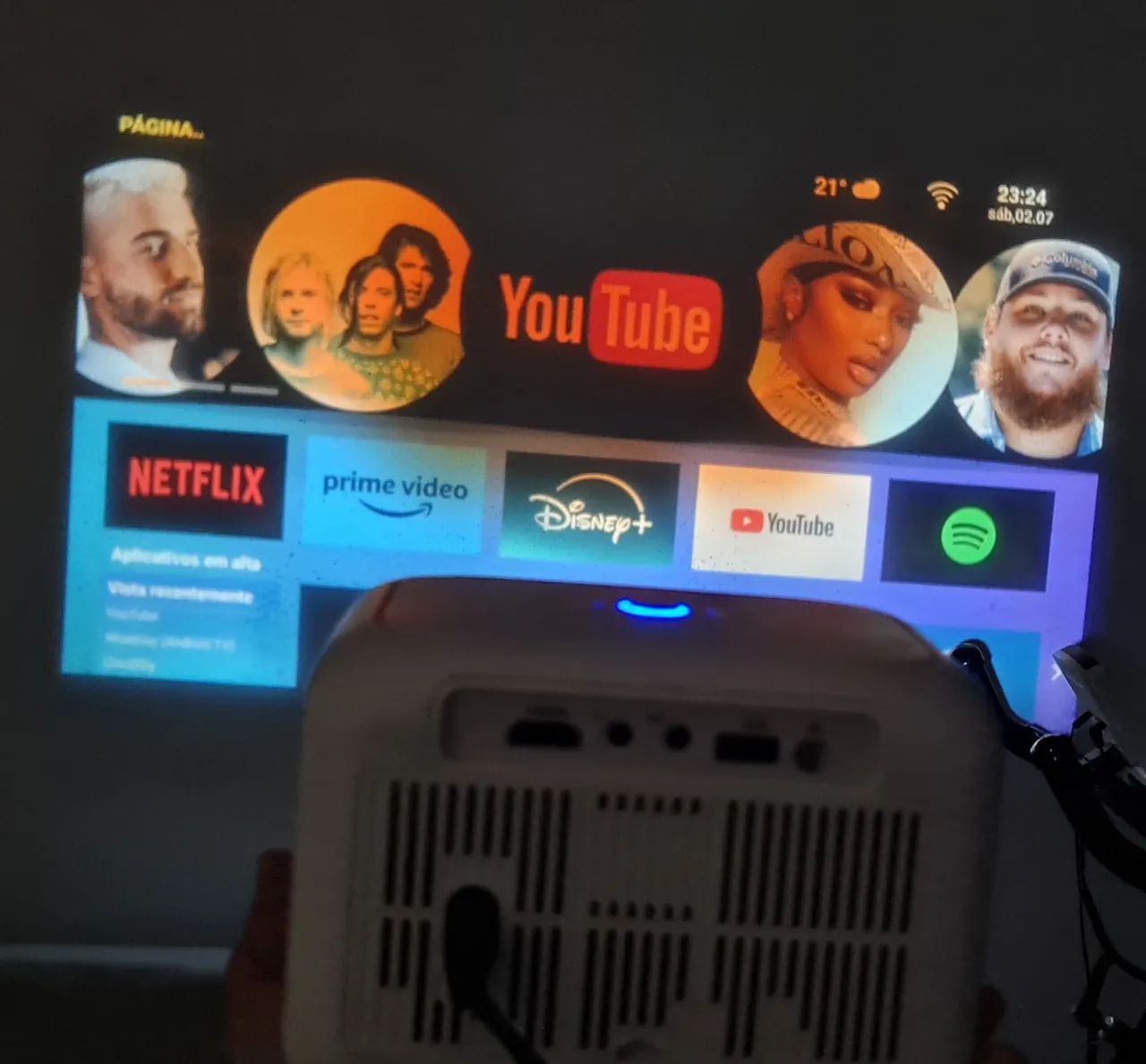 Projetor Smart Yaber - Android - Foto 4