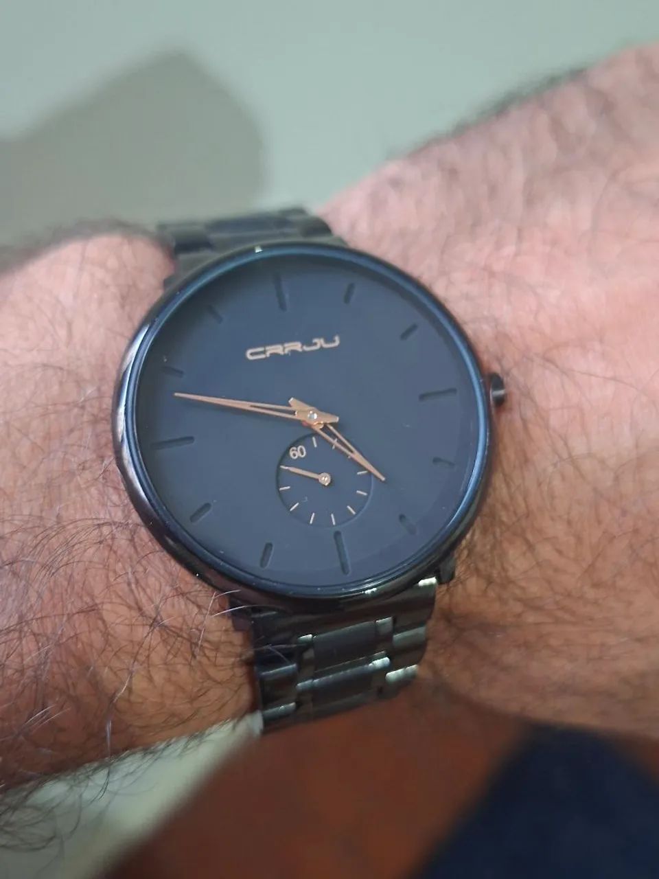 Relógio Black com detalhes Rose Gold - Foto 2