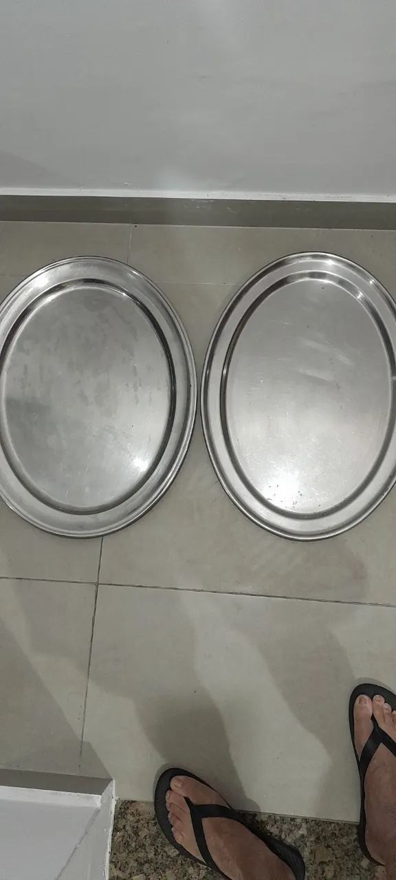 Bandeja Fracalanza Inox antiga