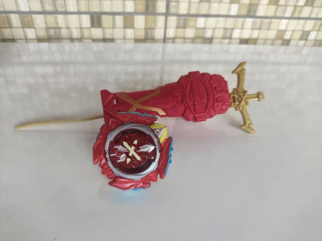 Beyblade Xcalius Power Speed Launcher Set - Hasbro - Foto 4