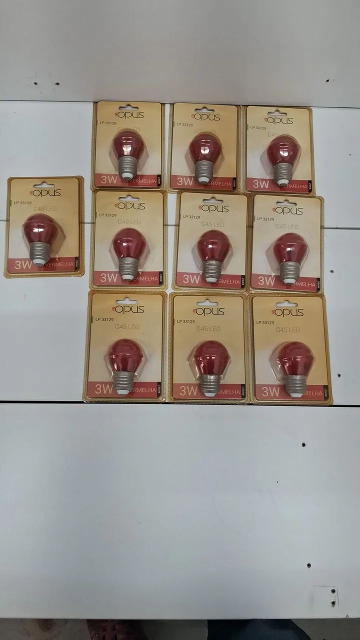 13 lâmpadas LED bolinha de 3 watts marca Opus - Foto 2