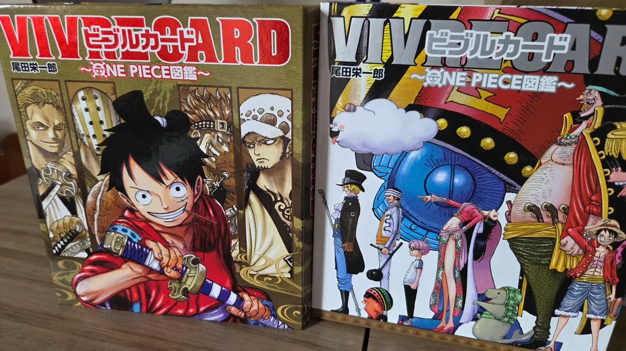Vivre Cards direto do Japão! 2x fichários com diversos cards