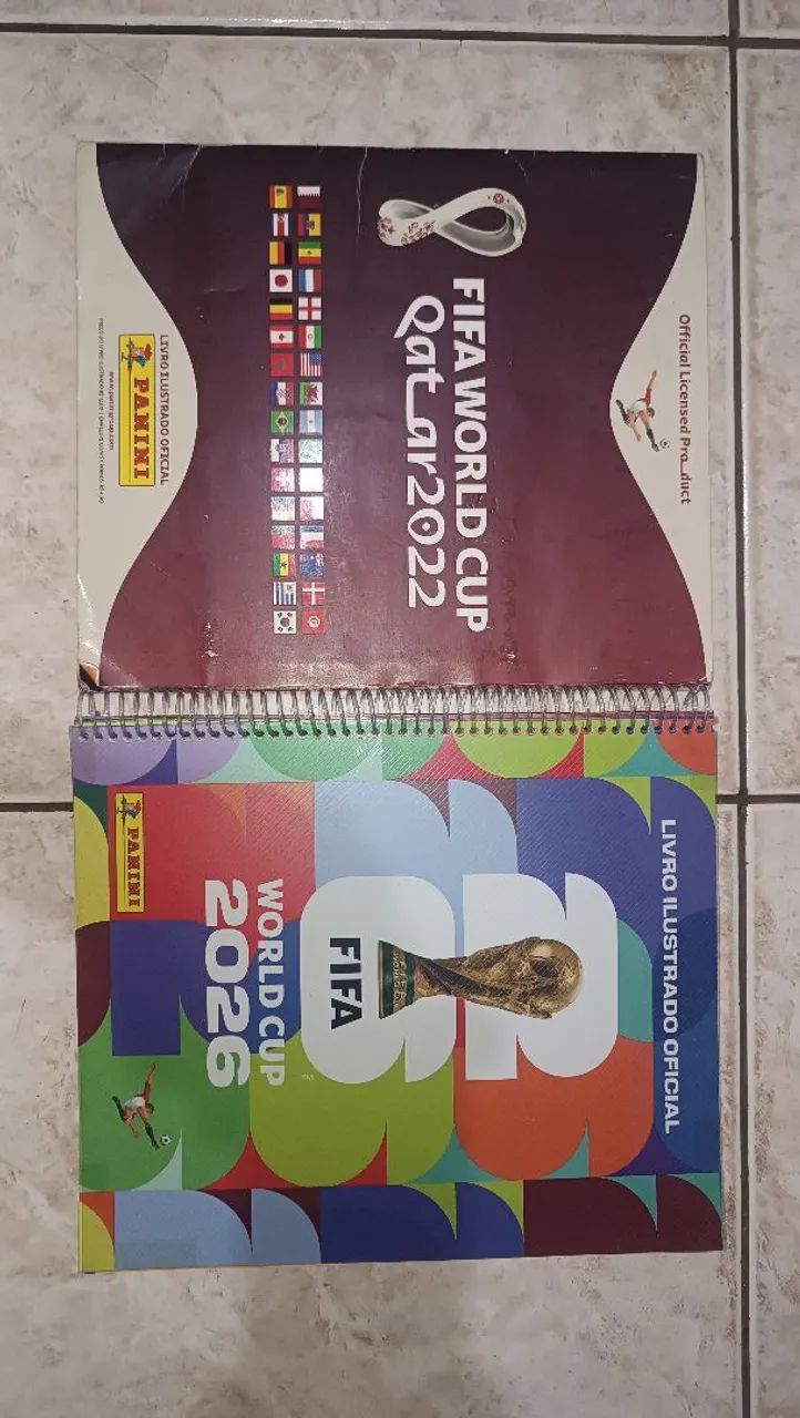 Álbum de figurinhas - Copa do mundo 