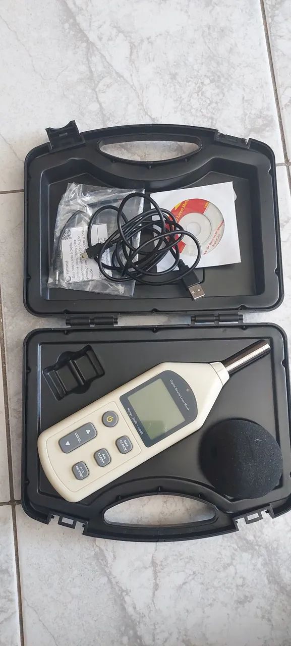 Decibelímetro Digital Datalogger E Interface Usb 4700
