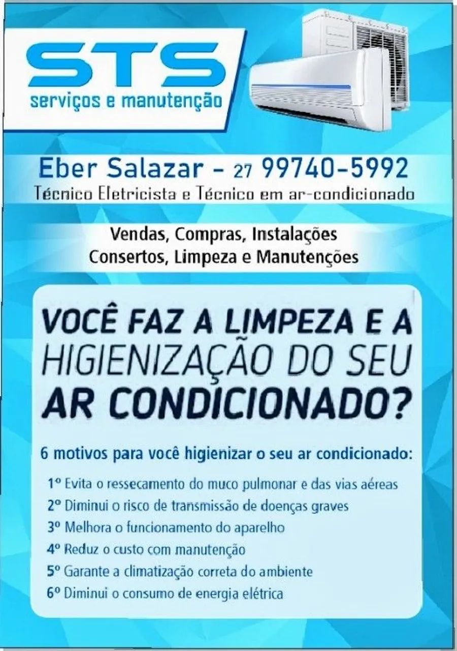 Instalação e manutenção de ar-condicionado
