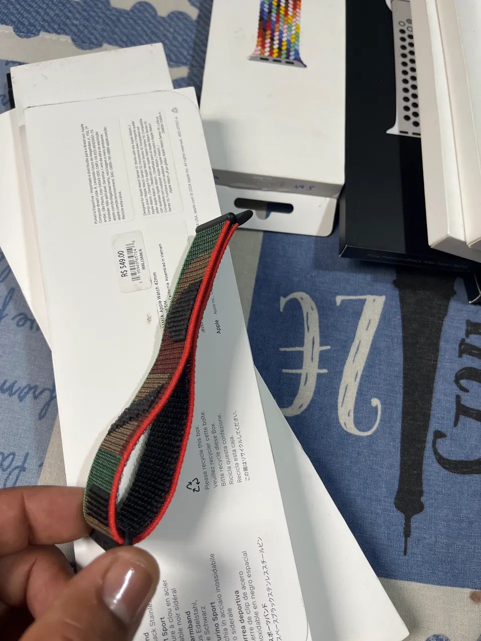 Pulseira Apple Watch 45 mm nova sem uso original - Foto 4