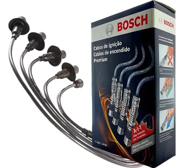 Jogo De Cabo De Vela Fusca Kombi Brasilia Original Bosch 