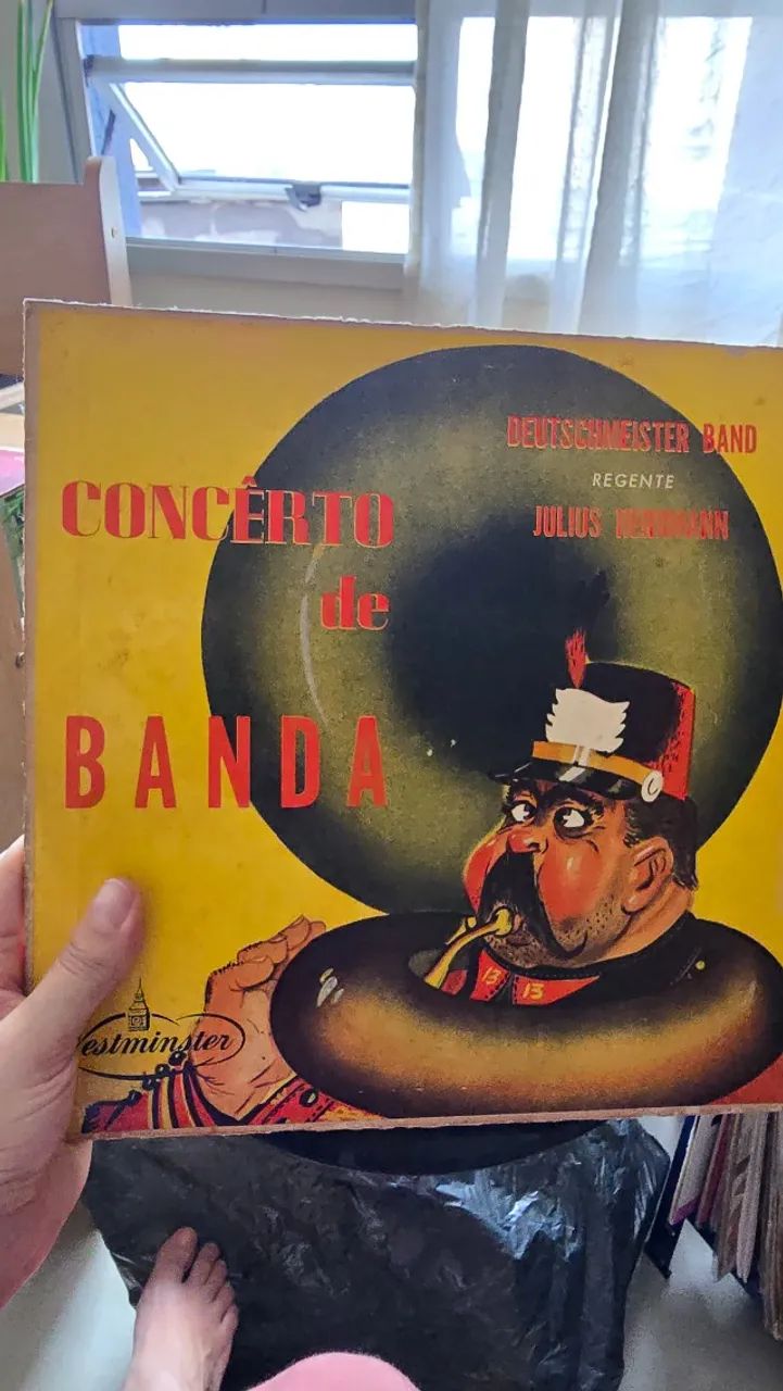 LP - Concerto de Banda com a Deutschmeister Band, regida por Julius Herrmann.