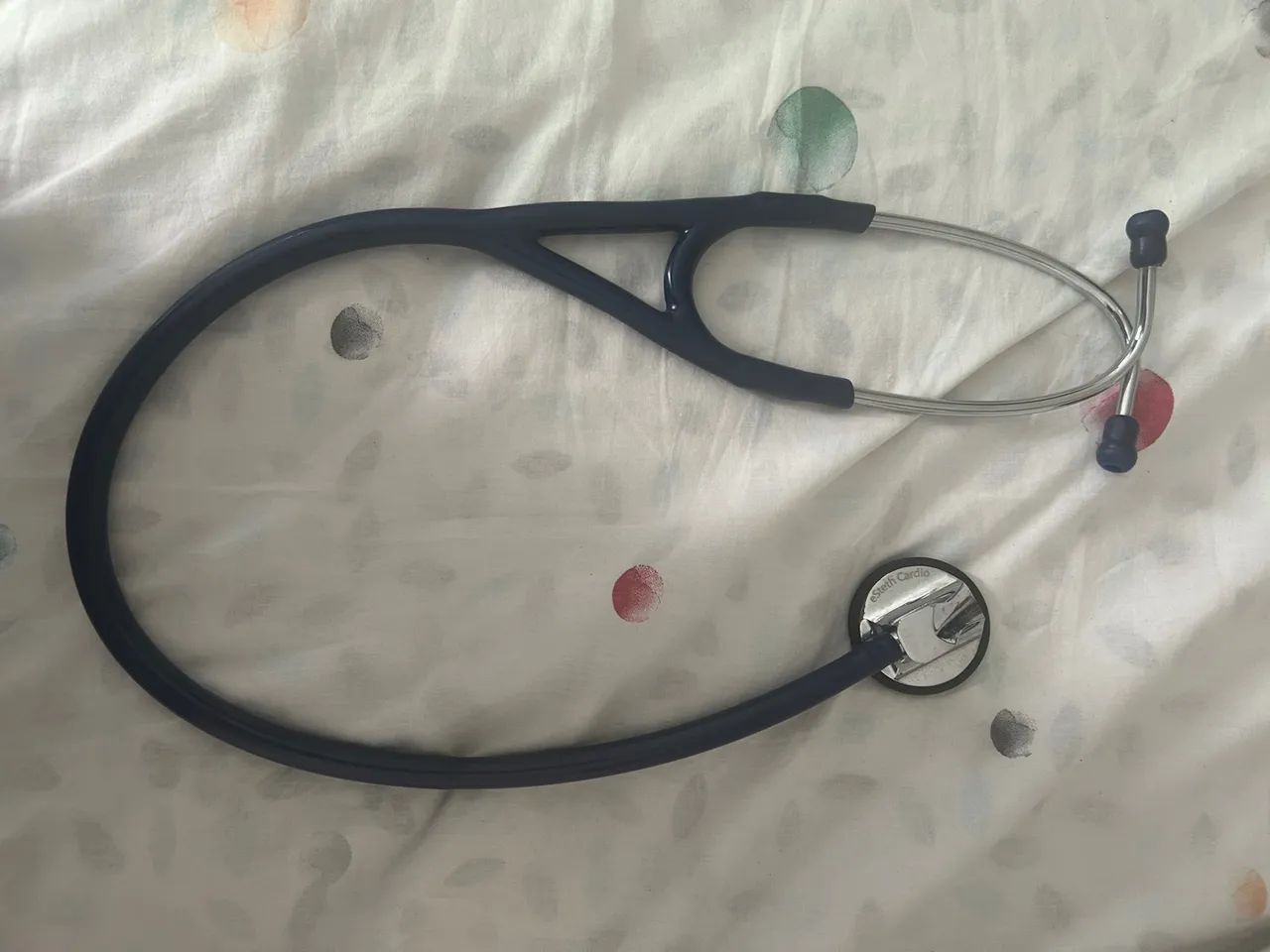 Estetoscópio médico azul  - Foto 2