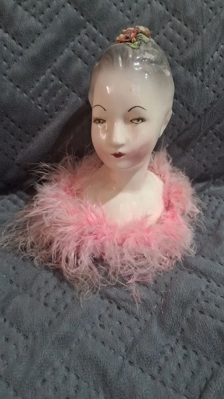 Meia boneca half dool de porcelana  - Foto 4