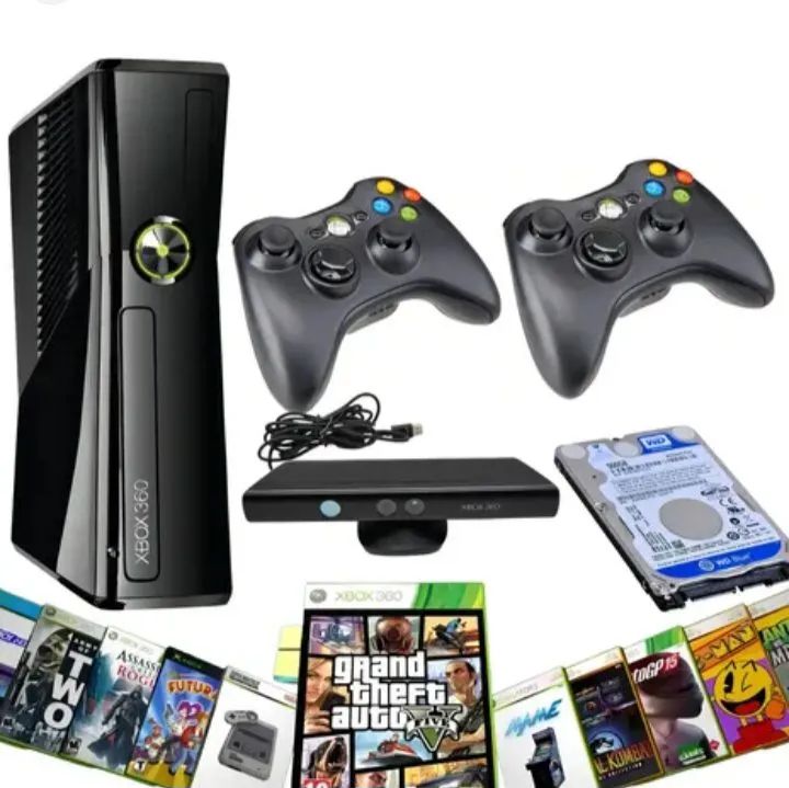 Xbox 360 com jogo