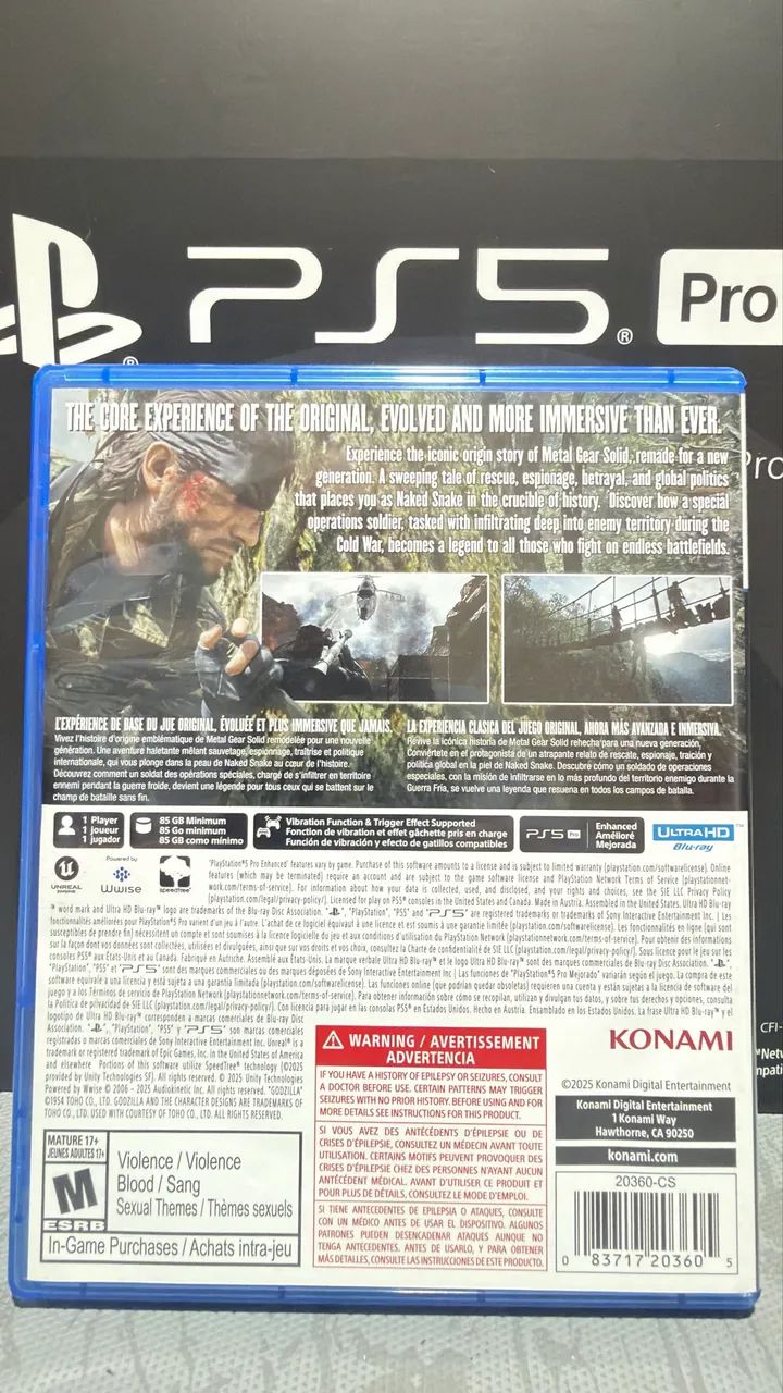 METAL GEAR SOLID DELTA: SNAKE EATER (PS5) - Playstation 5 - Foto 3