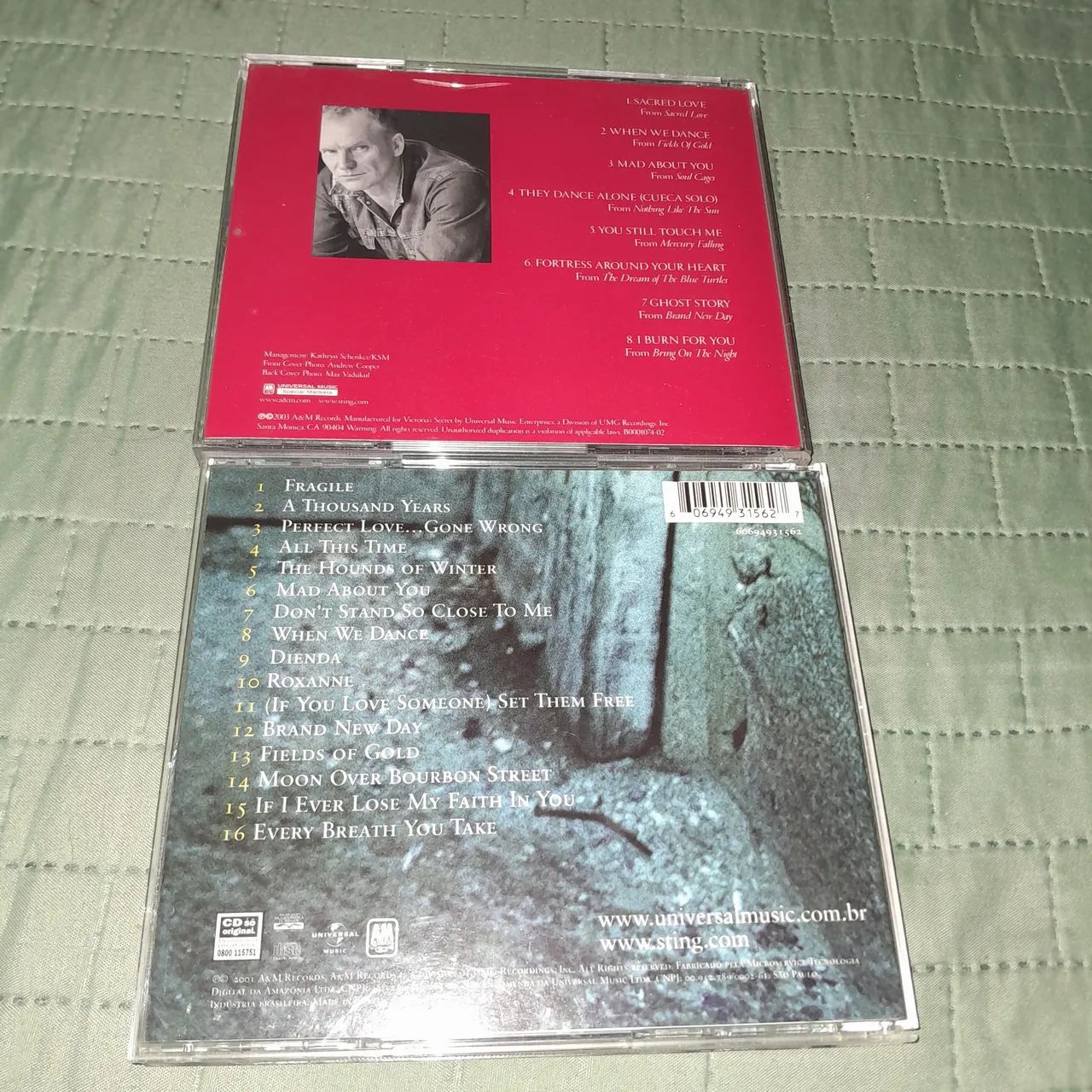 2 Cds sting- songs of love + all this time - Foto 3