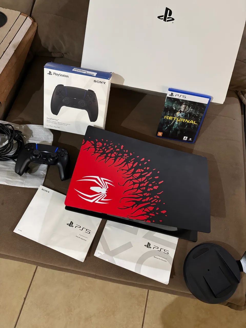 PS5 EDIÇÃO ESPECIAL SPIDER MEN + GTA V + RETURNAL + COD + FORTNITE + OUTROS - Foto 6