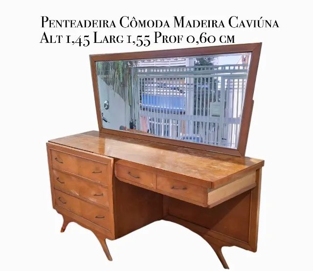 Penteadeira / Cômoda em Madeira Caviúna - Foto 4