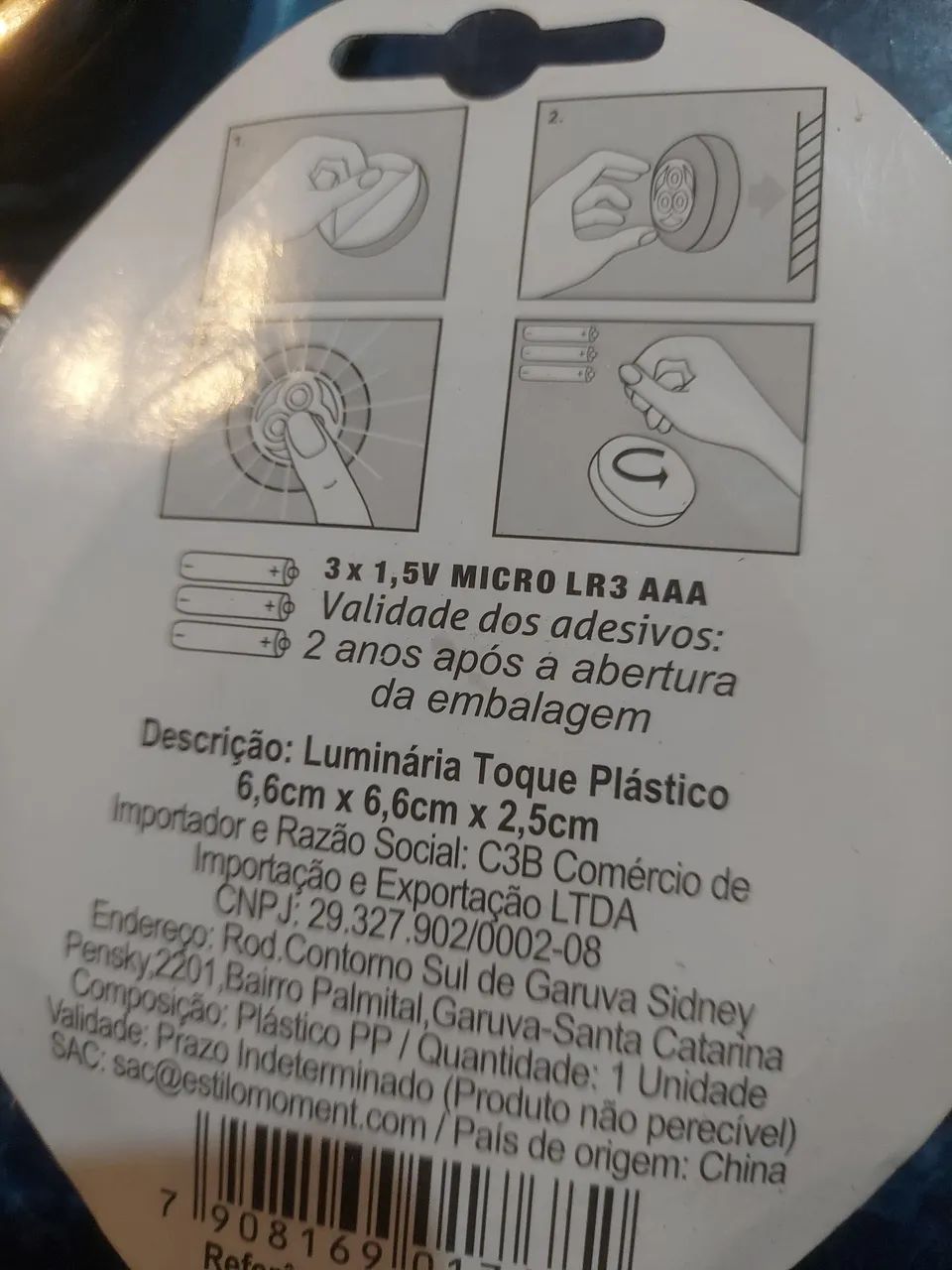 Lampada Led Pilha com dupla face - Foto 2