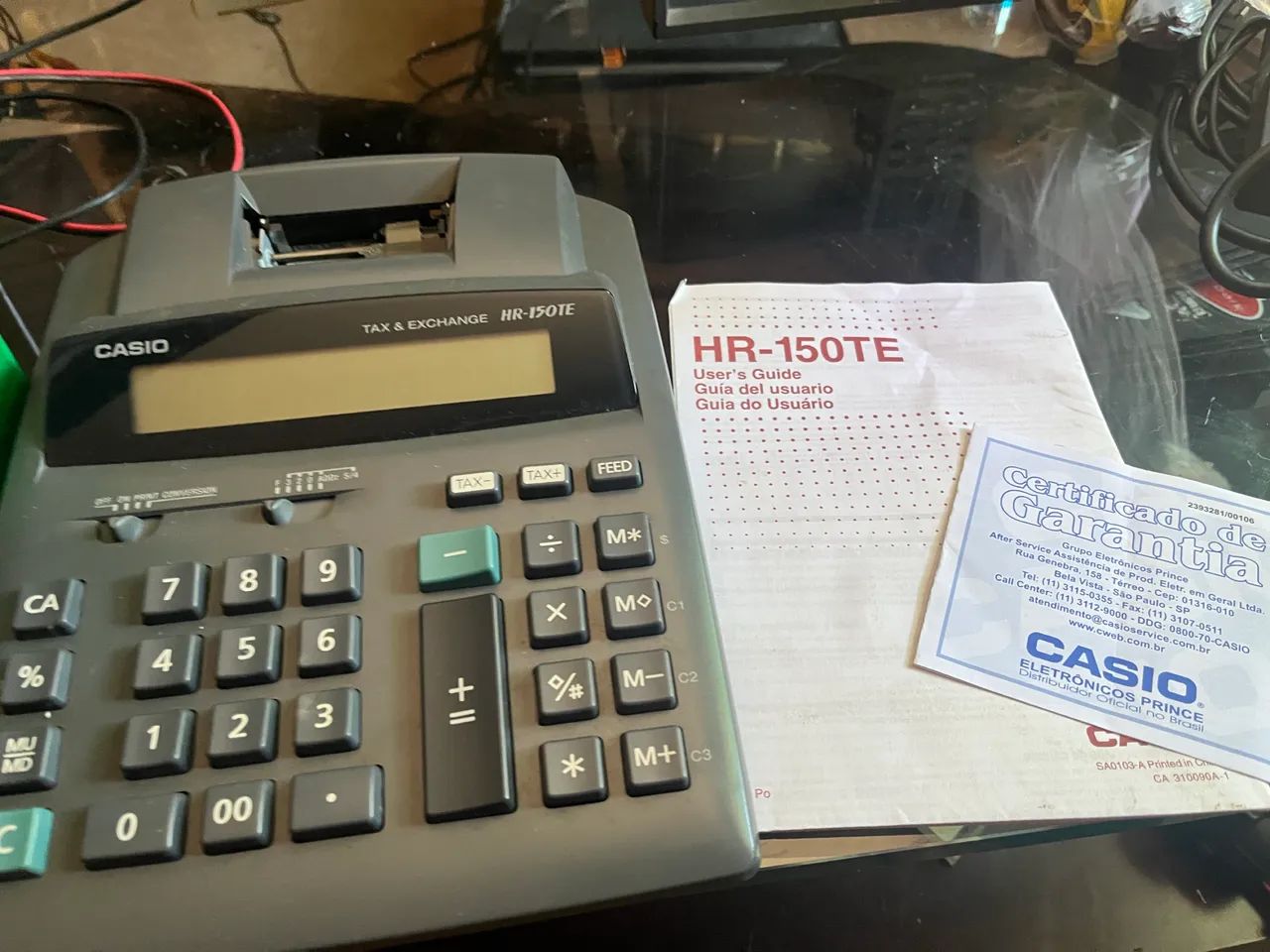 calculadora de impressão Casio HR-150TE - Foto 2