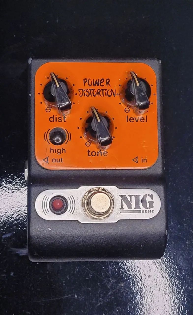 Pedal NIG Power Distortion em bom estado, funcionando perfeitamente.