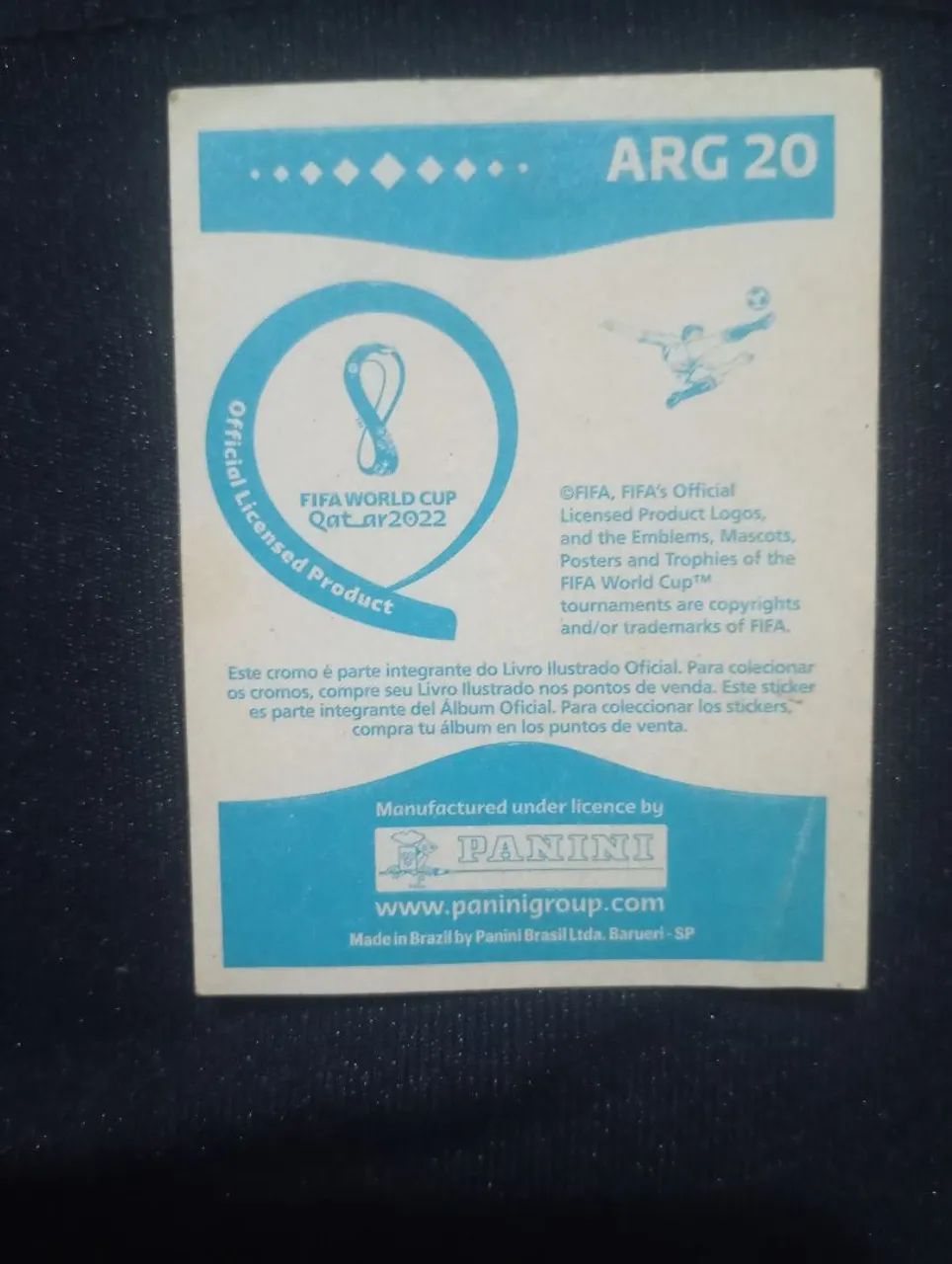 FIGURINHA DO MESSI COPA 2022 - Foto 2