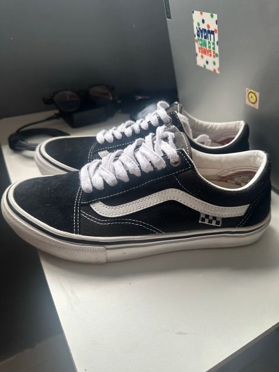 Tênis Skate Old Skool Black White (ORIGINAL)