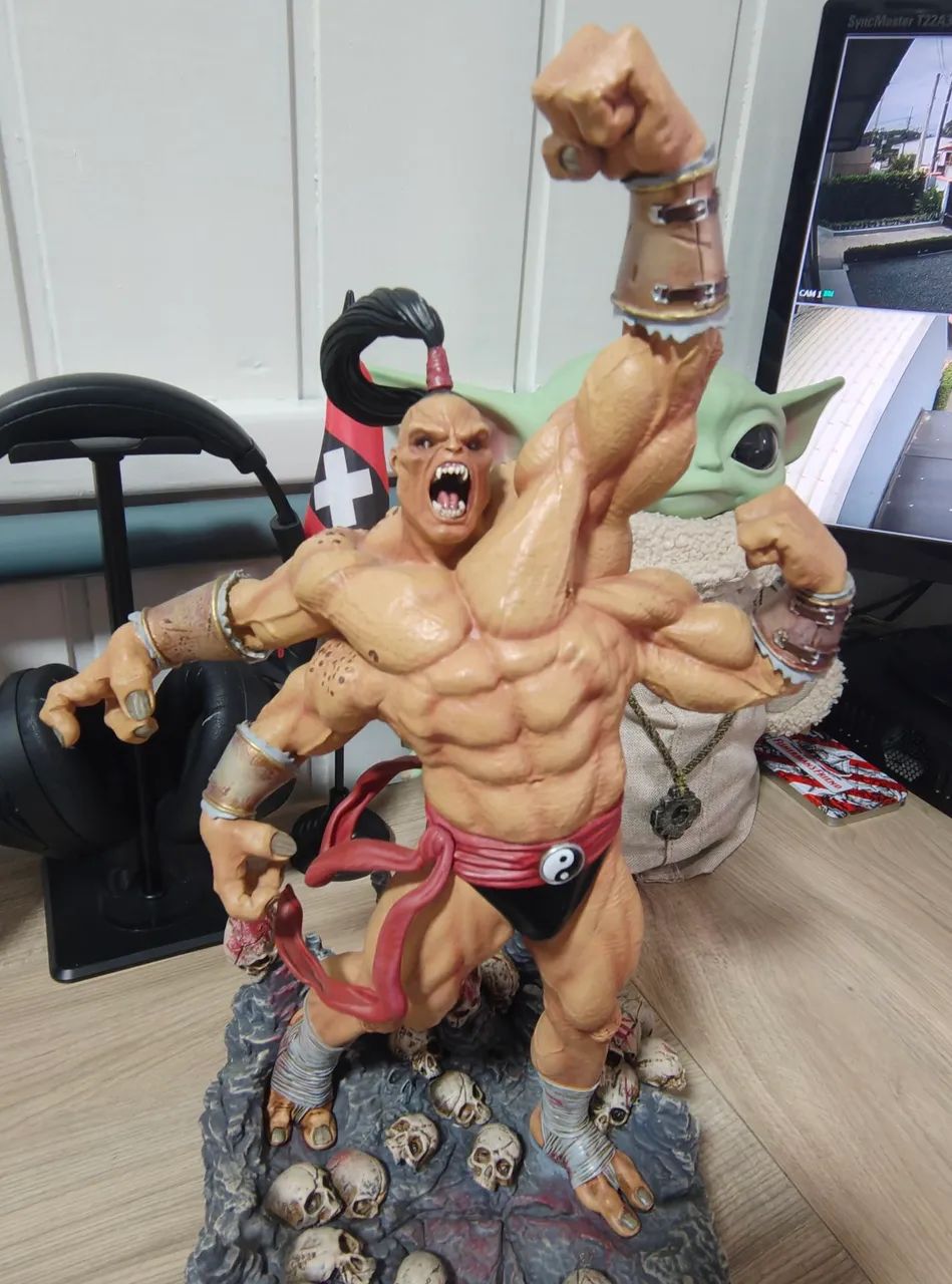 Kit MK - Goro, Sub-Zero e Scorpion - Iron Studios - Foto 3